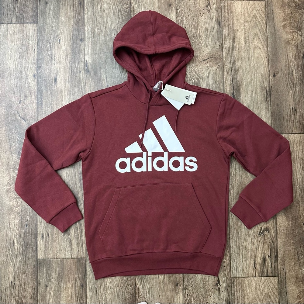 Adidas Hoodie Multi Sport Hooded Sweatshirt Work Out Men’s Size S Red